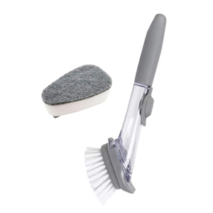 Saudism Long Handle Hydraulic Pot Washing Brush, Automatic Liquid Filling Brush Saudism Long Handle Hydraulic Pot Washing Brush, Automatic Liquid Filling Brush