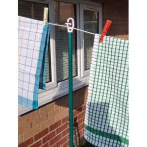SAIF 1pk Prop Normal Metal Galvanised Garden Washing Line Outdoor Extendable Pole Clo SAIF 1pk Prop Normal Metal Galvanised Garden Washing Line Outdoor Extendable Pole Clo