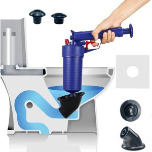 XMPEKO Drain Unblocker, High Pressure Toilet Plunger Sewer Dredge Cleaning Tool, Toilet XMPEKO Drain Unblocker, High Pressure Toilet Plunger Sewer Dredge Cleaning Tool, Toilet
