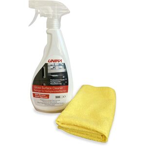 Unika Non-Aerosol Gloss Surface Cleaner & Microfibre Cloth 500ml Unika Non-Aerosol Gloss Surface Cleaner & Microfibre Cloth 500ml