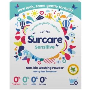 Surcare Sensitive Non Bio Laundry Powder, 1.625kg Surcare Sensitive Non Bio Laundry Powder, 1.625kg