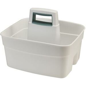lakeland Deep Multipurpose Cleaning Caddy White ? Tall Sides Prevent Items Falli lakeland Deep Multipurpose Cleaning Caddy White ? Tall Sides Prevent Items Falli