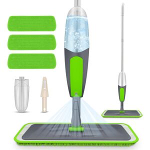 Spray Mop for Floor Cleaning, ILAVCOOL Microfiber Floor Mop with 3 Reusable Pads Spray Mop for Floor Cleaning, ILAVCOOL Microfiber Floor Mop with 3 Reusable Pads