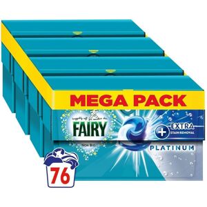 Fairy Non Bio PODS Washing Liquid Laundry Capsules 76 Washes (4x19) , Platinum, Fairy Non Bio PODS Washing Liquid Laundry Capsules 76 Washes (4x19) , Platinum,