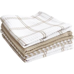 Tefal Dish Cloths, Cotton, Sand, 4 Pack Tefal Dish Cloths, Cotton, Sand, 4 Pack