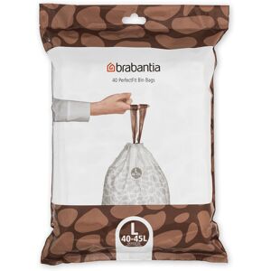 Brabantia 138645 PerfectFit Bin Liners (Size L/40-45 Litre) Thick Plastic Trash Brabantia 138645 PerfectFit Bin Liners (Size L/40-45 Litre) Thick Plastic Trash