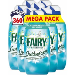 Fairy Outdoorable Fabric Conditioner, 360 Washes (8x45), Ultra Concentrated Form Fairy Outdoorable Fabric Conditioner, 360 Washes (8x45), Ultra Concentrated Form