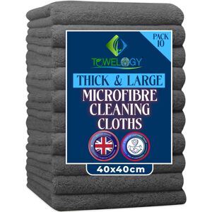 Towelogy? Heavy Duty Microfibre Cleaning Cloths for Home All Purpose - Larger, T Towelogy? Heavy Duty Microfibre Cleaning Cloths for Home All Purpose - Larger, T