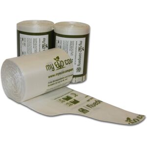My Eco Company 7L / 8L X 150 Tie Top Compostable Kitchen Food Waste Bin Bags Cad My Eco Company 7L / 8L X 150 Tie Top Compostable Kitchen Food Waste Bin Bags Cad