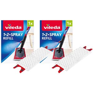 Vileda 1-2 Spray Microfibre Pads Refill Mop Head Replacement Set for Vileda Ultr Vileda 1-2 Spray Microfibre Pads Refill Mop Head Replacement Set for Vileda Ultr
