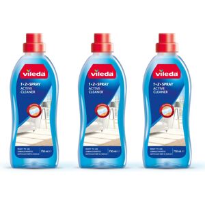 Vileda 1-2 Spray Active Cleaner, Diluted Cleaning Liquid for 1-2 Spray Mop, Pack Vileda 1-2 Spray Active Cleaner, Diluted Cleaning Liquid for 1-2 Spray Mop, Pack