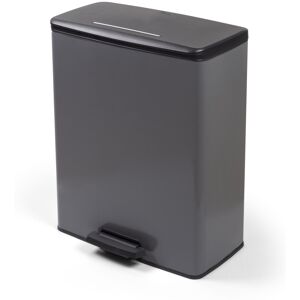 Curver Deco Bin Rectangular Pedal 65L, Cool Grey Curver Deco Bin Rectangular Pedal 65L, Cool Grey