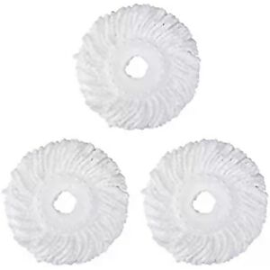 Unbranded For 3 Mop Microhead Refill For 360 Spin Magic Mopmicrofiber Mop Headround Unbranded For 3 Mop Microhead Refill For 360 Spin Magic Mopmicrofiber Mop Headround