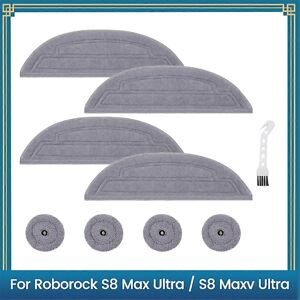 Unbranded For Vibrations Mop Cloths Edgewise Mop Cloths For Roborock S8 Max Ultra S8 Maxv Unbranded For Vibrations Mop Cloths Edgewise Mop Cloths For Roborock S8 Max Ultra S8 Maxv
