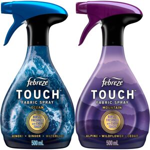 Febreze Touch Fabric Spray, Ocean & Mountain, 16.9 oz, Pack of 2 Febreze Touch Fabric Spray, Ocean & Mountain, 16.9 oz, Pack of 2