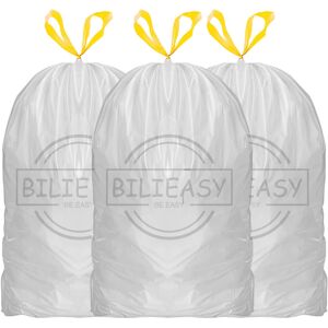 Bilieasy Bin Bags 50L 64x71 cm Bin Liners 13 Gal 100 Pack Garbage Bags for Offic Bilieasy Bin Bags 50L 64x71 cm Bin Liners 13 Gal 100 Pack Garbage Bags for Offic