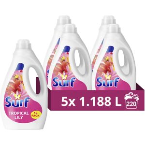 Surf Tropical Lily Laundry Washing Liquid 220 washes with a joy-infused fragranc Surf Tropical Lily Laundry Washing Liquid 220 washes with a joy-infused fragranc