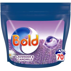 Bold All-in-1 PODS? Washing Liquid Capsules 70 Washes, Lavender & Camomile Bold All-in-1 PODS? Washing Liquid Capsules 70 Washes, Lavender & Camomile