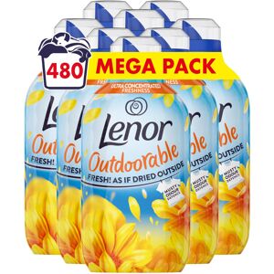Lenor Outdoorable Fabric Conditioner 480 Washes (8x60), Summer Breeze - Ultra Co Lenor Outdoorable Fabric Conditioner 480 Washes (8x60), Summer Breeze - Ultra Co