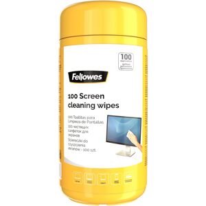 Fellowes 100 Screen and Keyboard Wipes Tub for Home and Office - Fellowes 100 Screen and Keyboard Wipes Tub for Home and Office -