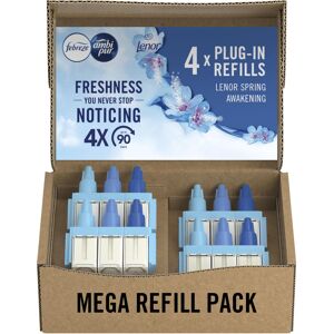 Febreze 3Volution Air Freshener Plug-In Refills, 4 Refills (20ML x 4), Lenor Spr Febreze 3Volution Air Freshener Plug-In Refills, 4 Refills (20ML x 4), Lenor Spr