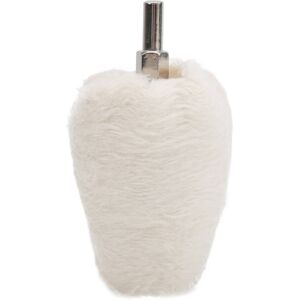 Unbranded White Cloth Polishing Wheel Cone Shape with Handle Unbranded White Cloth Polishing Wheel Cone Shape with Handle
