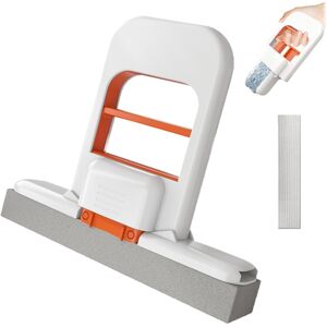 Unbranded Mini Foldable Desktop Mop, Portable Self-Squeeze Sponge Mop for Wet and Dry Clea Unbranded Mini Foldable Desktop Mop, Portable Self-Squeeze Sponge Mop for Wet and Dry Clea