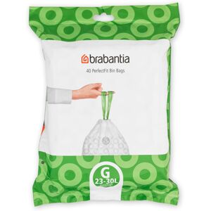 Brabantia PerfectFit Bin Liners Size G2330 Litre Thick Plastic Trash Bags with T Brabantia PerfectFit Bin Liners Size G2330 Litre Thick Plastic Trash Bags with T