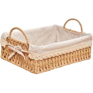 Unbranded Handwoven Storage Baskets with Handles Kitchen Organizer B Unbranded Handwoven Storage Baskets with Handles Kitchen Organizer B