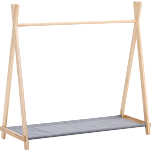 Beliani Kids Coat Stand CREE Light Brown Beliani Kids Coat Stand CREE Light Brown