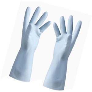 Unbranded Thick Reusable Waterproof Rubber Cleaning Gloves Blue L for Kitchen Washing Unbranded Thick Reusable Waterproof Rubber Cleaning Gloves Blue L for Kitchen Washing