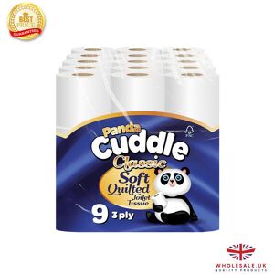 Unbranded (Default) Panda Cuddle 3ply 90 Rolls Toilet Paper,Soft, Strong & Super Affordabl Unbranded (Default) Panda Cuddle 3ply 90 Rolls Toilet Paper,Soft, Strong & Super Affordabl