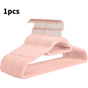 Unbranded (Pink) Velvet Flock Hangers Non Slip 360 Degree Hook Coats Adjustable Hanging Pl Unbranded (Pink) Velvet Flock Hangers Non Slip 360 Degree Hook Coats Adjustable Hanging Pl