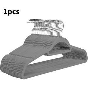 Unbranded (Grey Silver) Velvet Flock Hangers Non Slip 360 Degree Hook Coats Plastic Adjust Unbranded (Grey Silver) Velvet Flock Hangers Non Slip 360 Degree Hook Coats Plastic Adjust