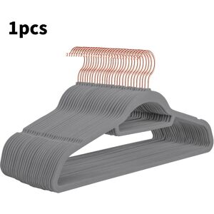 Unbranded (Grey Pink) Velvet Flock Hangers Non Slip 360 Degree Hook Coats Plastic Adjustab Unbranded (Grey Pink) Velvet Flock Hangers Non Slip 360 Degree Hook Coats Plastic Adjustab