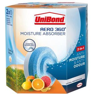 Unibond Aero 360º Moisture Absorber Citrus Refills - Pack of 2 Unibond Aero 360º Moisture Absorber Citrus Refills - Pack of 2