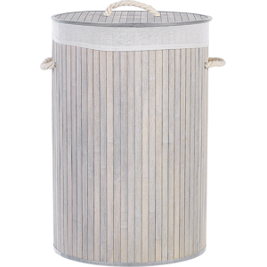 Beliani - Laundry Basket - Grey - 40x60x40 cm - Modern Design Beliani - Laundry Basket - Grey - 40x60x40 cm - Modern Design