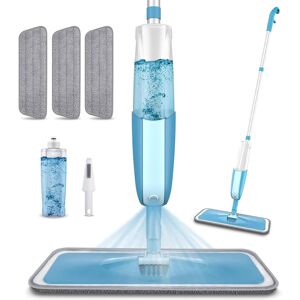 Spray Floor Mop, PAPCLEAN Microfibre Spray Mop with 3 Reusable Pads and 410ML Re Spray Floor Mop, PAPCLEAN Microfibre Spray Mop with 3 Reusable Pads and 410ML Re