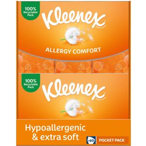 Kleenex Allergy Comfort Pocket Pack Tissues, 60 Pocket Packs Kleenex Allergy Comfort Pocket Pack Tissues, 60 Pocket Packs