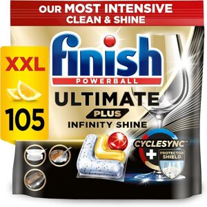 Finish Ultimate Plus Infinity Shine Dishwasher Tablets bulk Scent : Lemon Si Finish Ultimate Plus Infinity Shine Dishwasher Tablets bulk Scent : Lemon Si