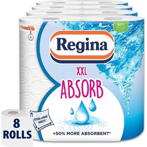 Regina XXL Absorb Kitchen Towels ? 8 Rolls Per Pack, Super Absorbent 2-ply Kitch Regina XXL Absorb Kitchen Towels ? 8 Rolls Per Pack, Super Absorbent 2-ply Kitch