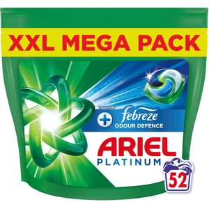 Ariel Platinum PODS, Washing Liquid Laundry Detergent Capsules 52 Washes, +Touch Ariel Platinum PODS, Washing Liquid Laundry Detergent Capsules 52 Washes, +Touch