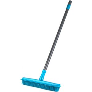 Beldray Pet Plus+ Rubber Broom with Squeegee ? Sweeping Brush with Rubber Bristl Beldray Pet Plus+ Rubber Broom with Squeegee ? Sweeping Brush with Rubber Bristl