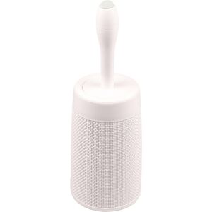 Addis Faux Hessian Round Plastic Toilet Brush Set with Internal Detergent Inject Addis Faux Hessian Round Plastic Toilet Brush Set with Internal Detergent Inject