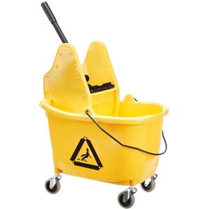Amazon Basics Rectangular Floor Cleaning Mop Bucket with Sturdy Down Press Wring Amazon Basics Rectangular Floor Cleaning Mop Bucket with Sturdy Down Press Wring