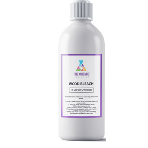 The Chemic Company (x1 1 litre bottle) Wood Bleach Bleacher For Removing Stains and Cleaning Wood F The Chemic Company (x1 1 litre bottle) Wood Bleach Bleacher For Removing Stains and Cleaning Wood F