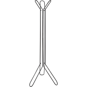 Beliani Coat Stand BRITTON Black Beliani Coat Stand BRITTON Black