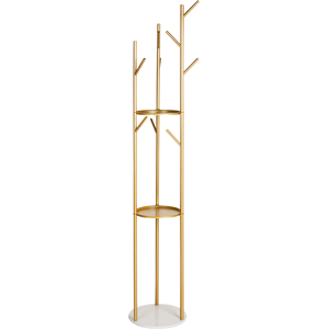 Beliani Coat Stand RALTSON Gold Beliani Coat Stand RALTSON Gold