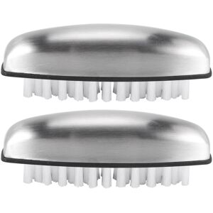Unbranded 2 Pcs Nail Brush,Stainless Steel Hand Wash Brushes Fingernail Brush,for Cleaning Unbranded 2 Pcs Nail Brush,Stainless Steel Hand Wash Brushes Fingernail Brush,for Cleaning