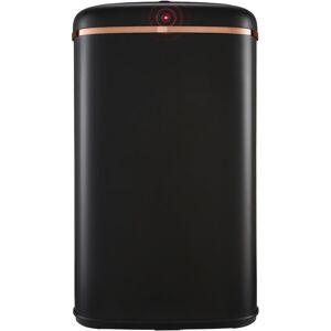 Tower T838010BLK Cavaletto Square Sensor Bin, 58L, Black and Rose Gold Tower T838010BLK Cavaletto Square Sensor Bin, 58L, Black and Rose Gold